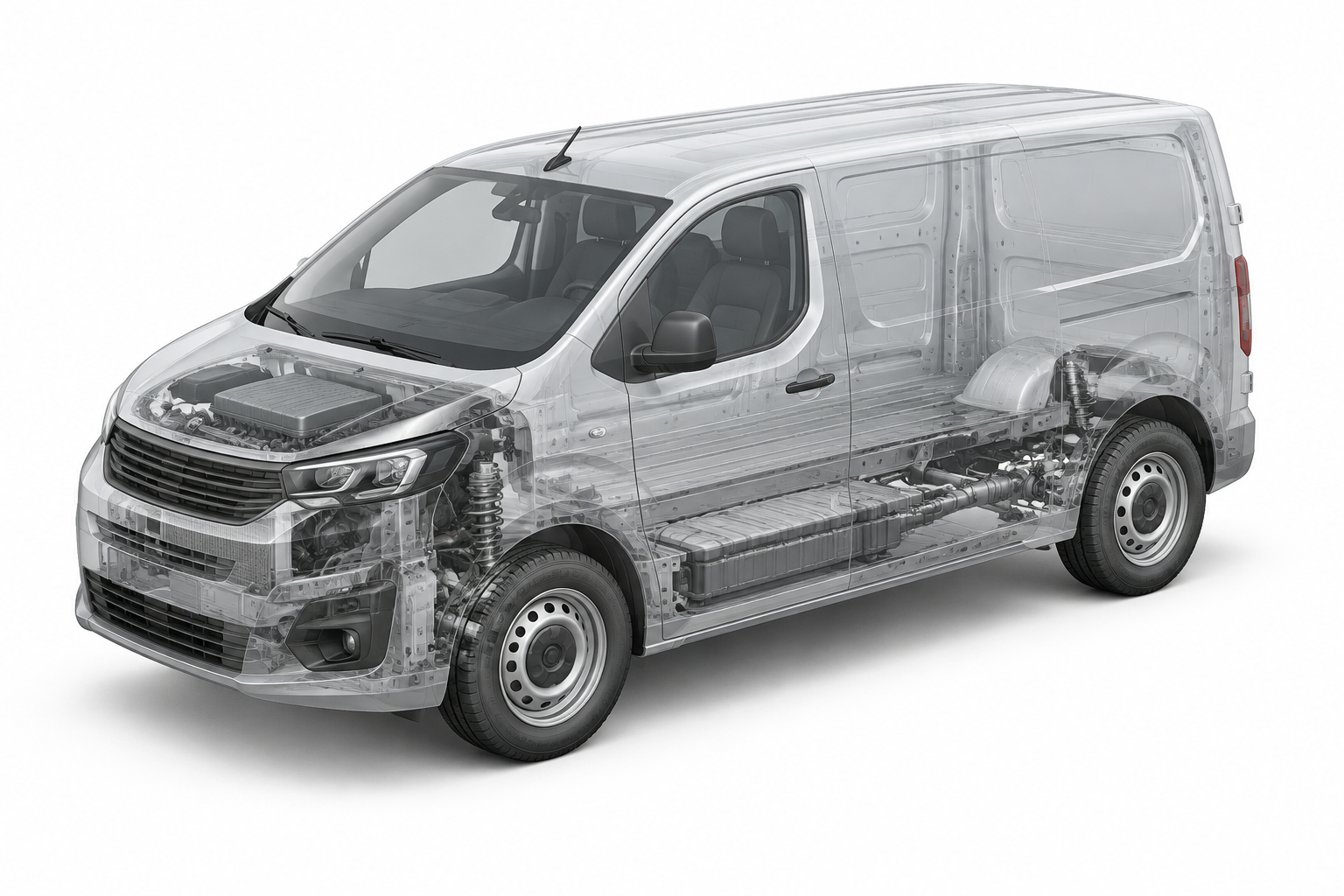 Przekrój modelu Opel VIVARO | L2H1|.