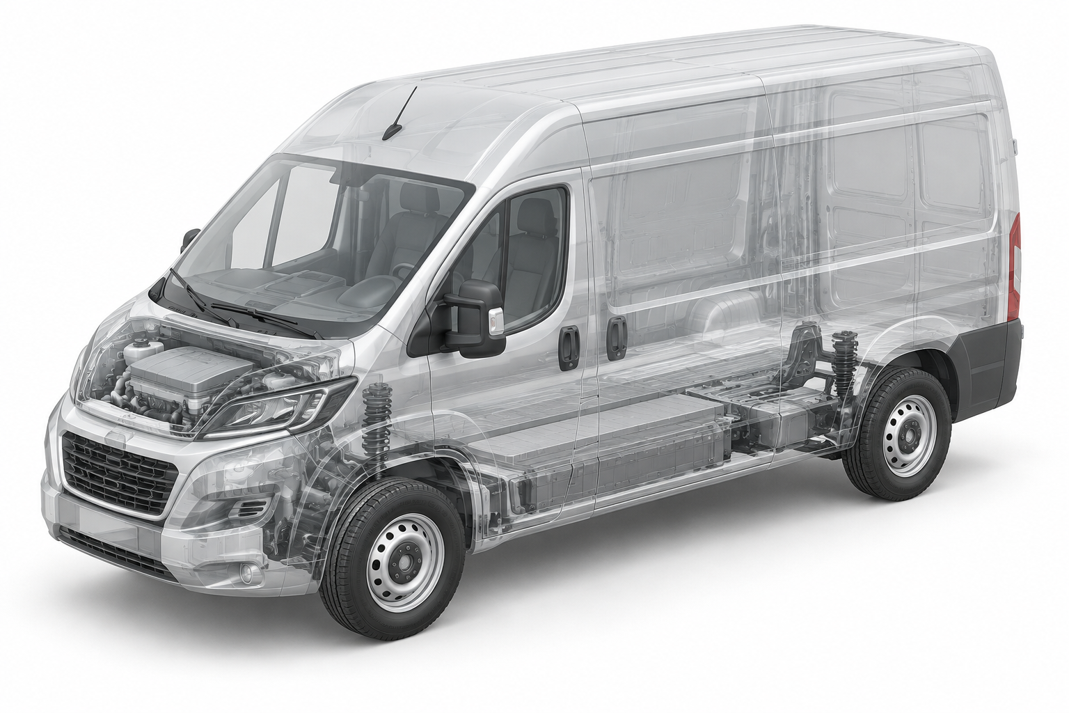 Przekrój modelu Toyota PROACE MAX.