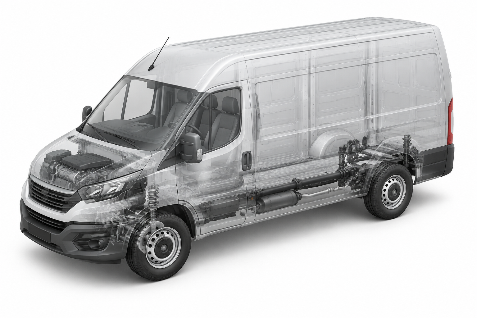 Przekrój modelu Iveco Daily 35S14 | L4H2 | Niski przebieg | Gotowy do pracy.