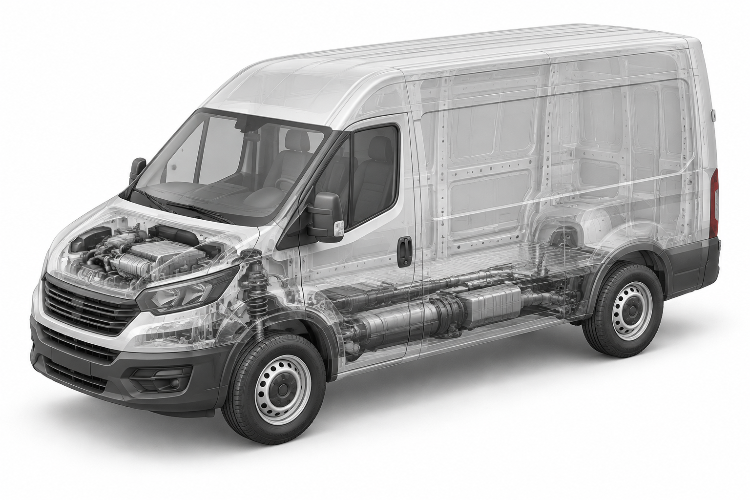 Przekrój modelu Iveco Daily 35S21HA8V 3.0 207KM L4H2.