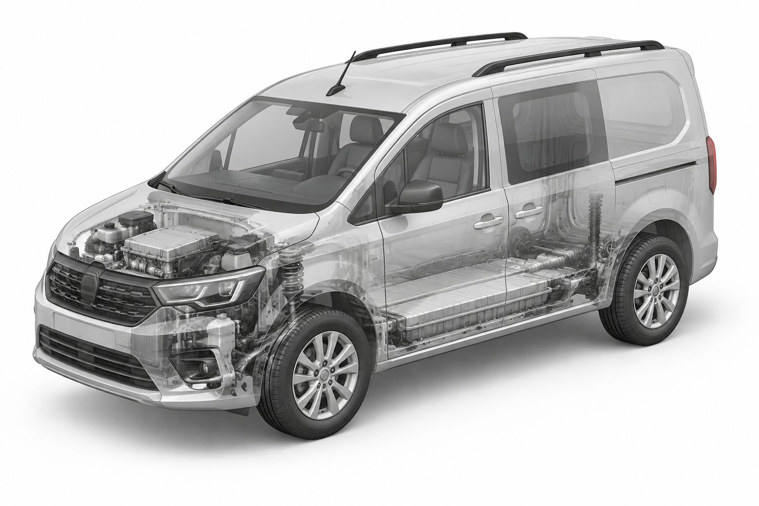 Przekrój modelu Nissan Townstar Business Plus L2.