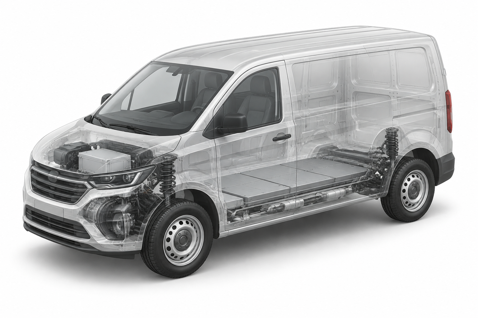 Przekrój modelu Maxus Delivery 3.