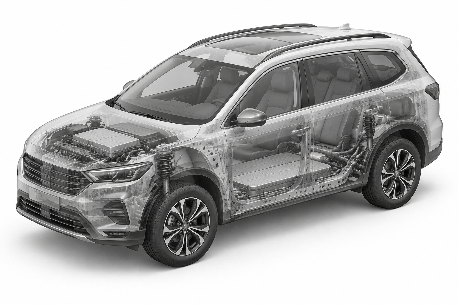 Przekrój modelu Weinsberg X-CURSION CUV 500 MQ PEPPER.