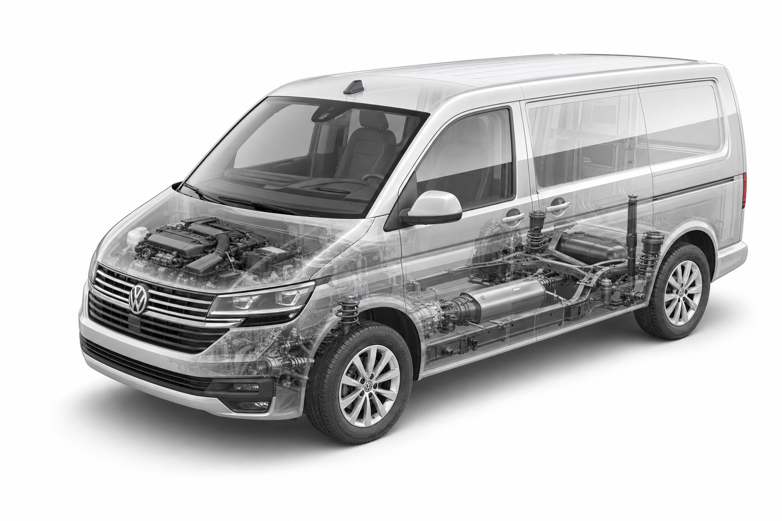 Przekrój modelu Volkswagen Transporter 2.0 Tdi DSG7 204KM 3000.