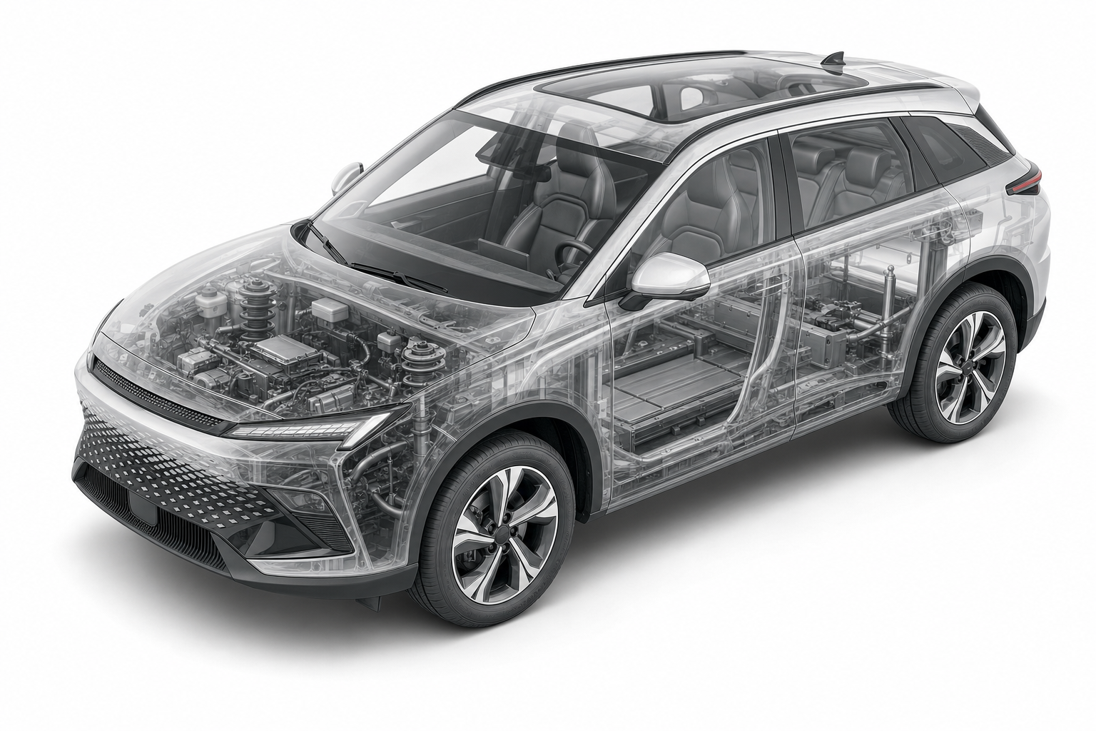 Przekrój modelu BAIC Beijing 5.